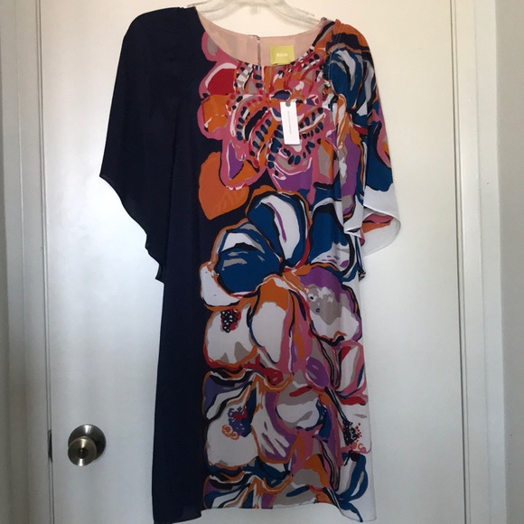 NWT Anthropologie Maeve Vero Silk Short Dress - Picture 5 of 7